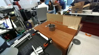 Exterior camera 1, recorded observation at frame 0: Put the marker in the pot